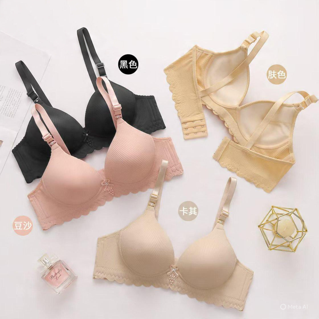 Double Padded Support & Lift Bra Set